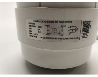Motor Ventilador Evaporadora RPG60B 60W