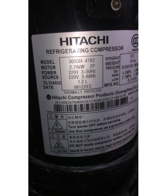 hitachi scroll compressor 303dh-47b2